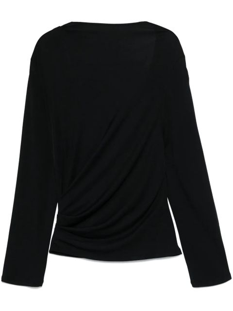 Jacquemus draped top - Black - zdjęcie produktu nr 1