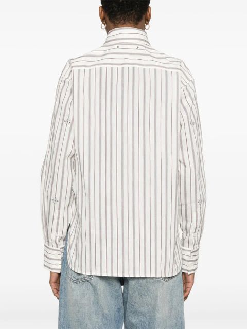 Golden Goose striped shirt - Neutrals