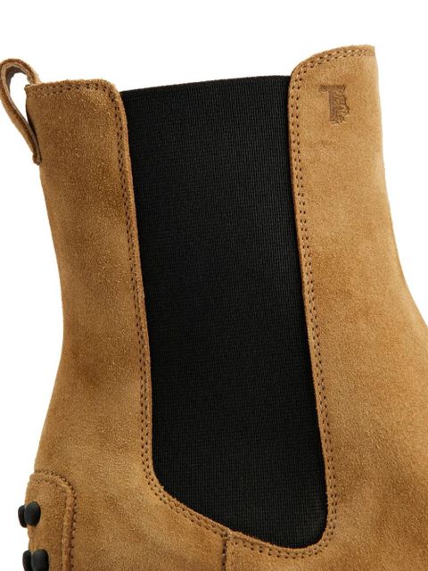 Tod's 60mm suede Chelsea boots - Brown