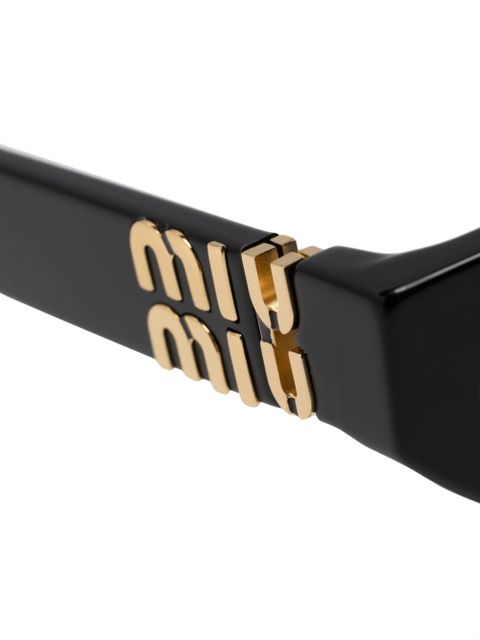 Miu Miu Eyewear Miu Glimpse cat-eye sunglasses - Black