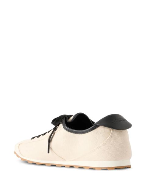 Jacquemus lace-up leather sneakers - Neutrals