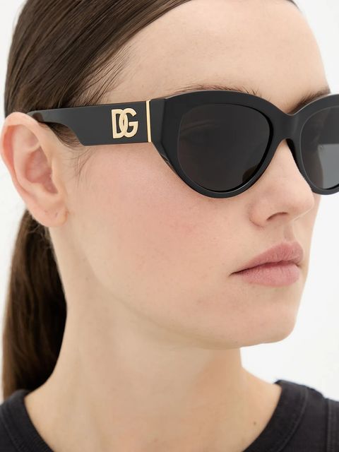 Dolce & Gabbana okulary przeciwsłoneczne damskie kolor czarny 0DG4514