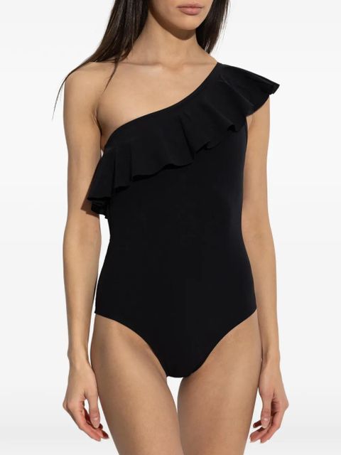 ISABEL MARANT Sicilya ruffled swimsuit - Black