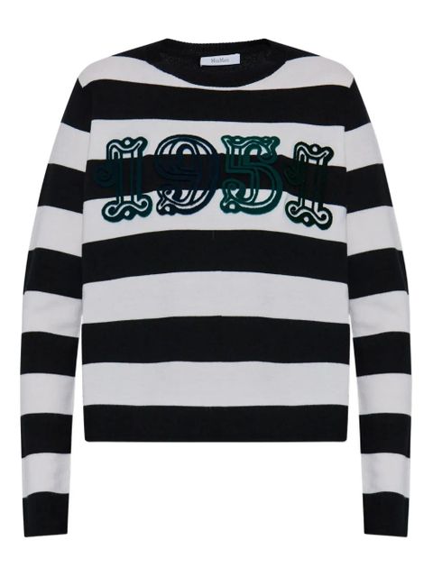Max Mara Viterbo striped sweater - Black - zdjęcie produktu nr 1