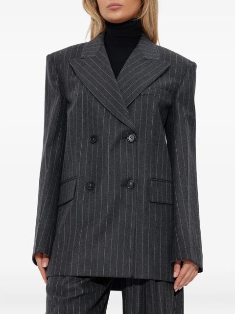 Sportmax Belford pinstripe blazer - Grey