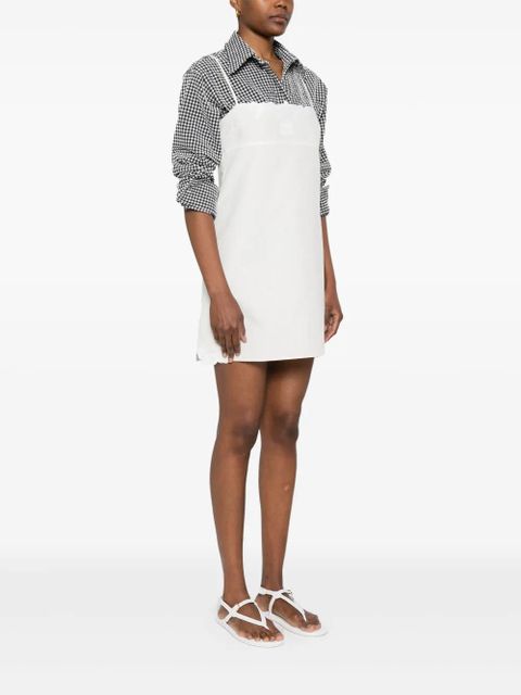 Miu Miu linen-blend dress - White