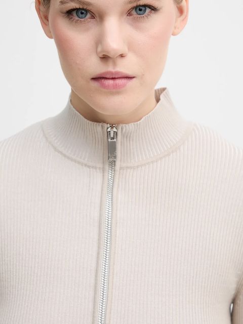 Calvin Klein Jeans kardigan damski kolor beżowy LV044D369G