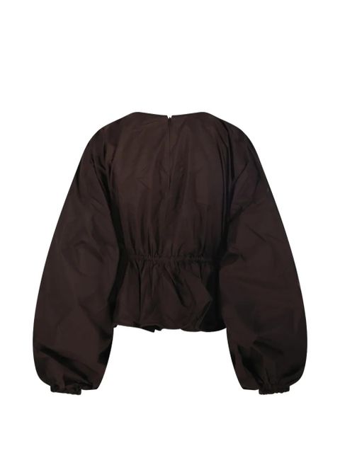ZIMMERMANN Alchemy puff-sleeve blouse - Brown - zdjęcie produktu nr 2