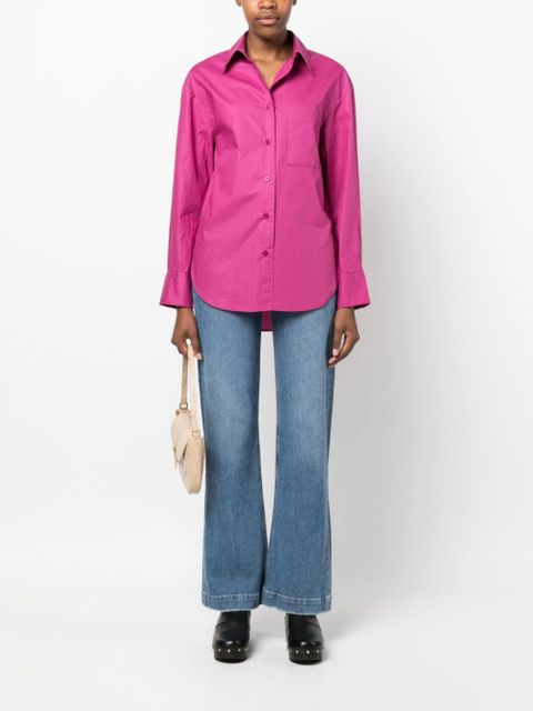 MARANT ÉTOILE Frizio cotton shirt - Pink - zdjęcie produktu nr 2