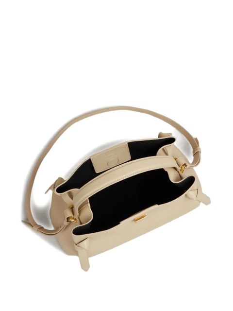 Yuzefi grained adjustable tote bag - Neutrals