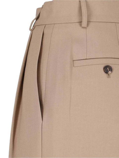 The Frankie Shop Bea pleated trousers - Neutrals