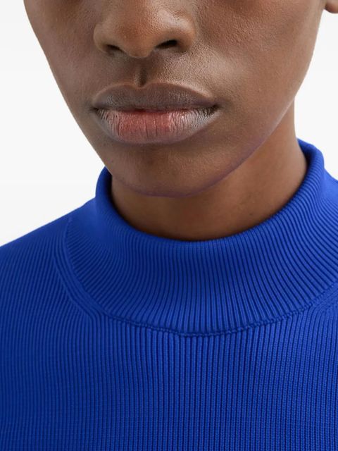 Jil Sander mock-neck sweater - Blue