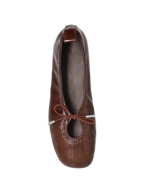 ALOHAS Rosalind bow ballet flats - Brown