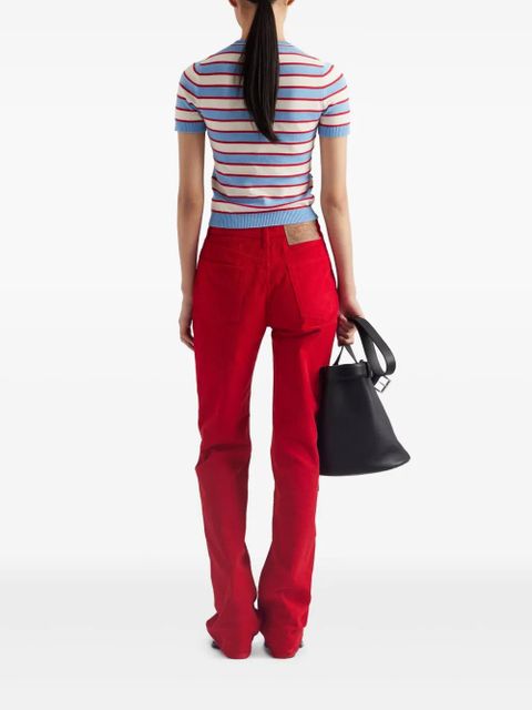 Prada knitted T-shirt - Blue