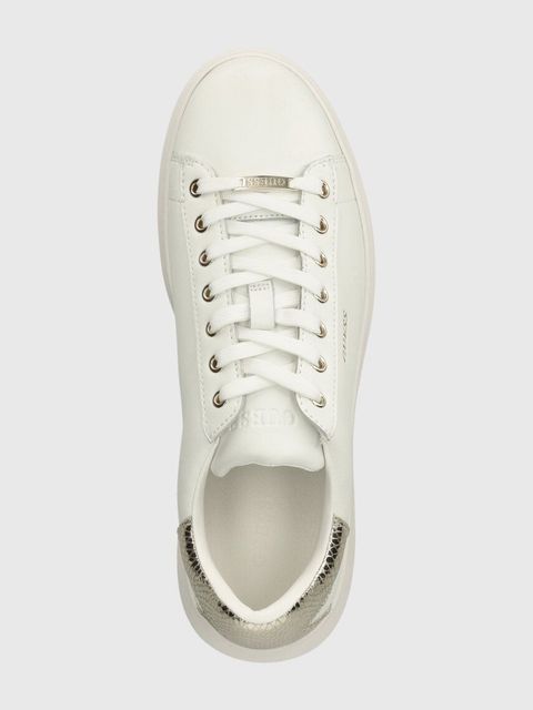 Guess sneakersy skórzane VIBO kolor biały FL8VIB LEA12