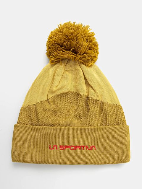 LA Sportiva czapka Knitty kolor żółty z grubej dzianiny ZZSH032 - zdjęcie produktu nr 1