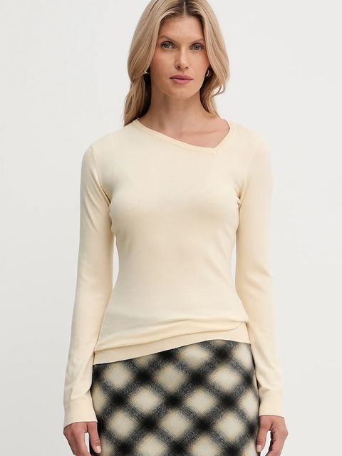 Silvian Heach sweter SELMANE damski kolor beżowy GPA25557TS - zdjęcie produktu nr 1