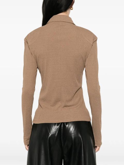 Nanushka Haimi shirt - Neutrals