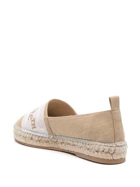 Off-White Bookish linen espadrilles - Neutrals