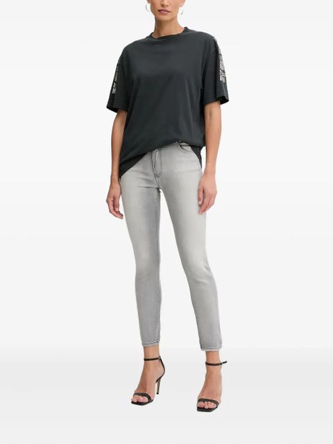 PINKO logo-back short-sleeve T-shirt - Grey - zdjęcie produktu nr 2