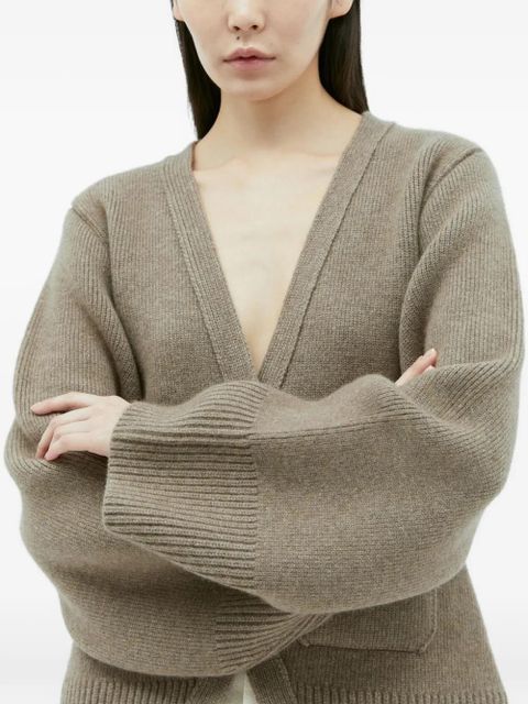 KHAITE The Scarlet cashmere cardigan - Neutrals
