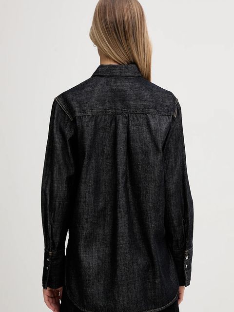 Tommy Hilfiger spódnica kolor granatowy midi rozkloszowana WW0WW47730