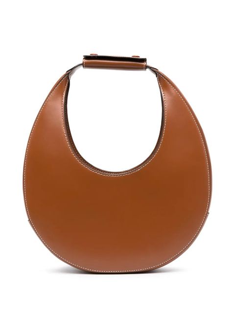 STAUD Moon leather shoulder bag - Brown - zdjęcie produktu nr 1