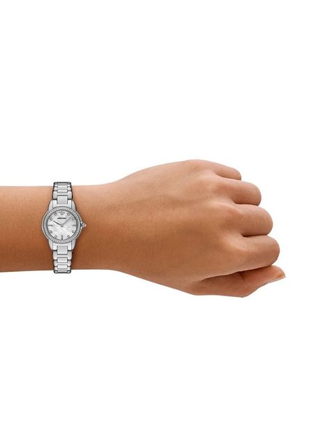 Emporio Armani zegarek MINI MIA damski kolor srebrny AR11669