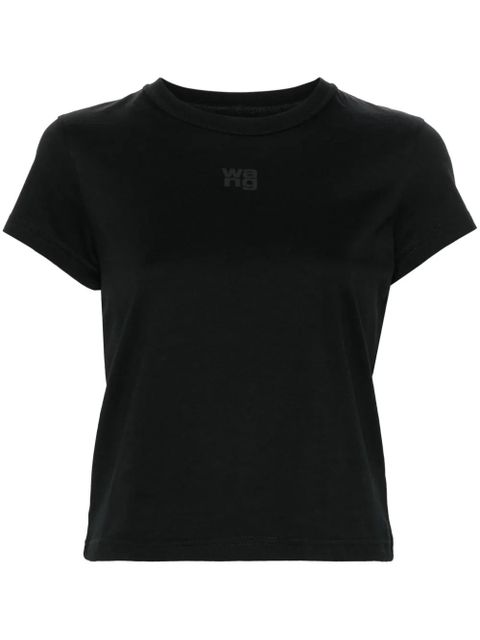 Alexander Wang logo-print cotton T-shirt - Black - zdjęcie produktu nr 1
