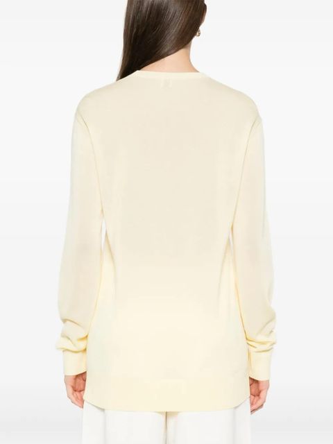 TOTEME long-sleeved T-shirt - Yellow