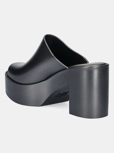 Melissa klapki MELISSA MULE HYPE METALLIC AD damskie kolor szary na słupku M 36497.BI596 - zdjęcie produktu nr 2