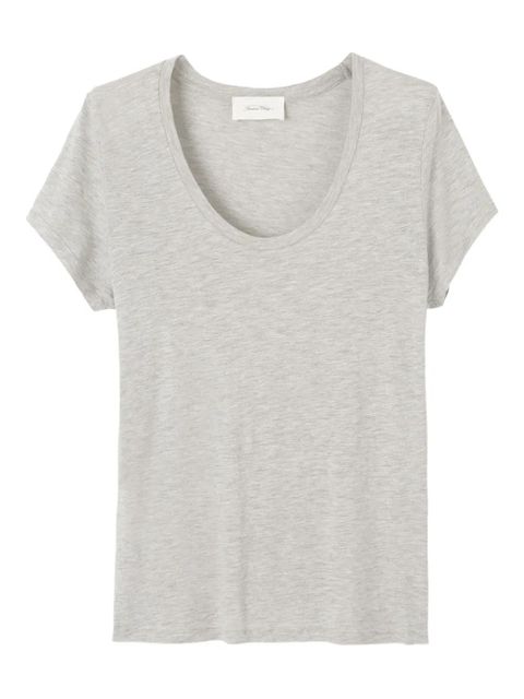 American Vintage Jacksonville scoop-neck T-shirt - Grey - zdjęcie produktu nr 1