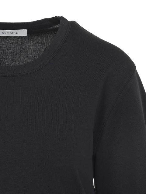 LEMAIRE round-neck T-shirt - Black