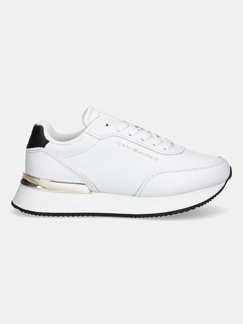 Tommy Hilfiger sneakersy skórzane CHIC FASHION RUNNER damskie kolor biały FW0FW08695 - zdjęcie produktu nr 2