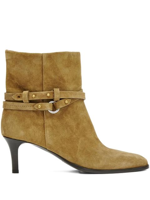 ISABEL MARANT 55mm Meyli buckle-detail ankle boots - Brown - zdjęcie produktu nr 1