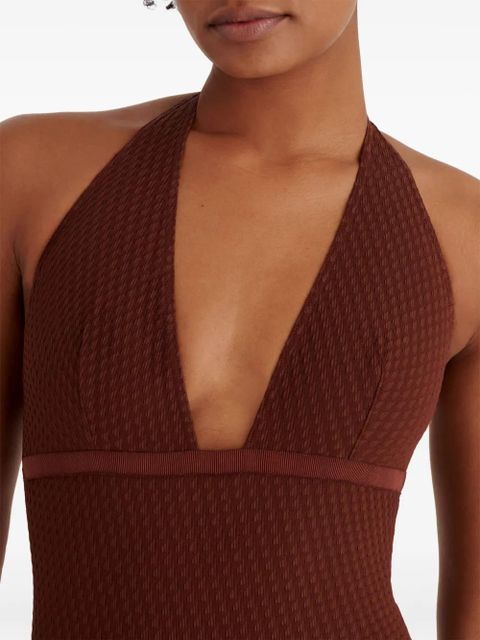 ERES Paillette swimsuit - Brown