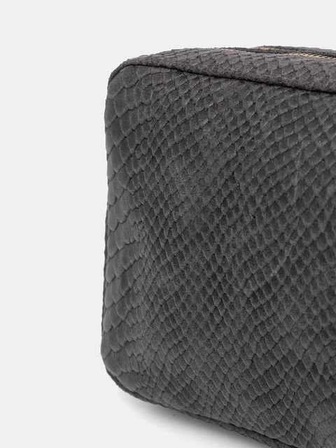 Answear.LAB torebka skórzana kolor szary