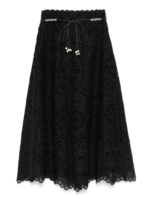 ZIMMERMANN Rhiannon skirt - Black - zdjęcie produktu nr 1