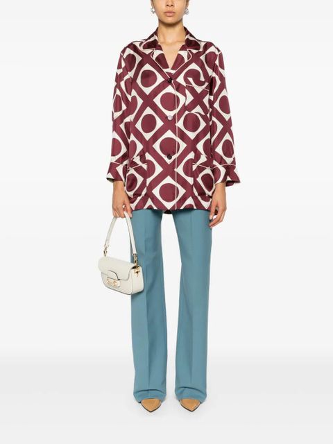 Gucci graphic-print shirt - Neutrals - zdjęcie produktu nr 2