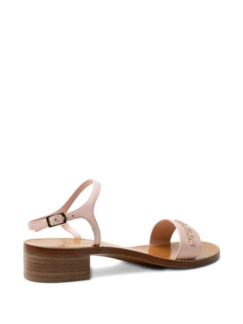 Ferragamo chain-detail sandals - Pink