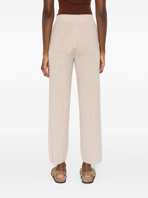 Max Mara ribbed cashmere trousers - Neutrals