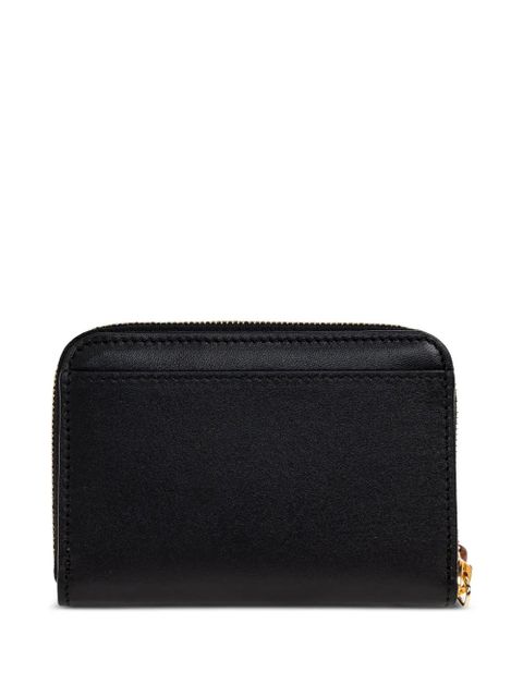 LOEWE zip leather wallet - Black
