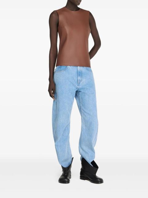 JW Anderson sleeveless leather top - Brown - zdjęcie produktu nr 2