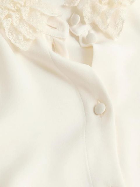 Valentino Garavani georgette shirt - White