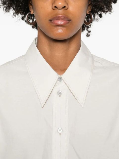 LEMAIRE button-down long-sleeve shirt - Neutrals