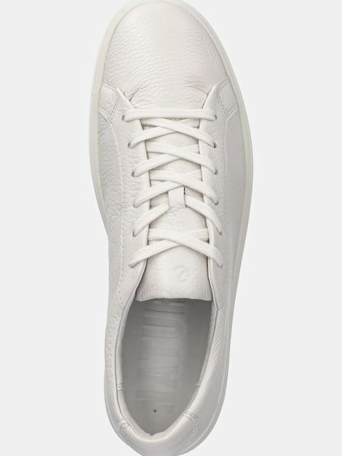 Ecco sneakersy skórzane Soft 60 W damskie kolor biały 219203-01007