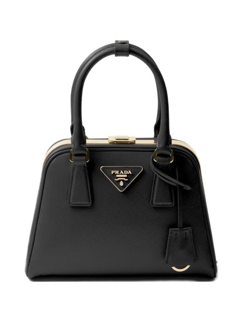Prada Pyramid Saffiano-leather tote bag - Black - zdjęcie produktu nr 1