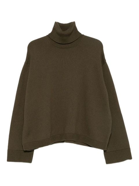 The Frankie Shop roll-neck sweater - Green - zdjęcie produktu nr 1