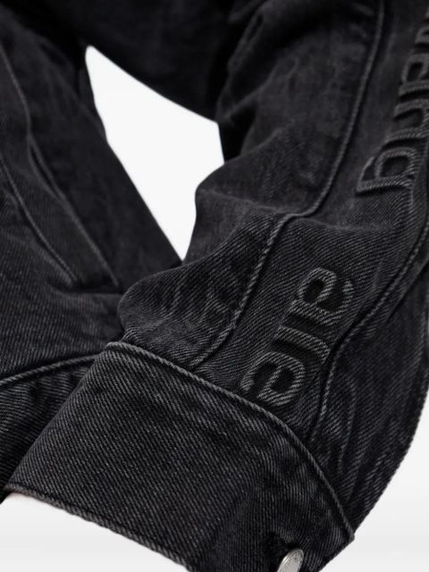 Alexander Wang zip-up denim jacket - Black