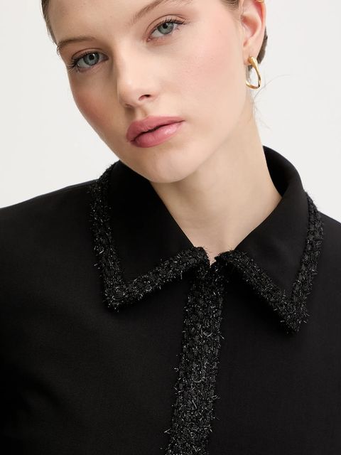 Joop! marynarka kolor czarny jednorzędowa gładka 30100109